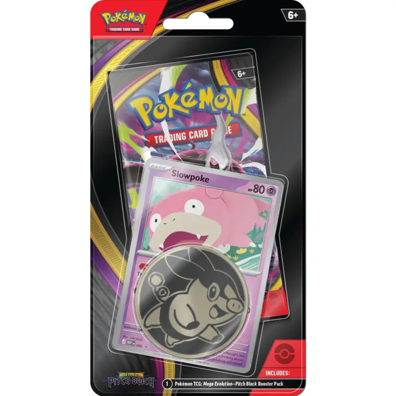 Pokémon Mega Evolution: Pitch Black Checklane Blister Slowpoke Promo