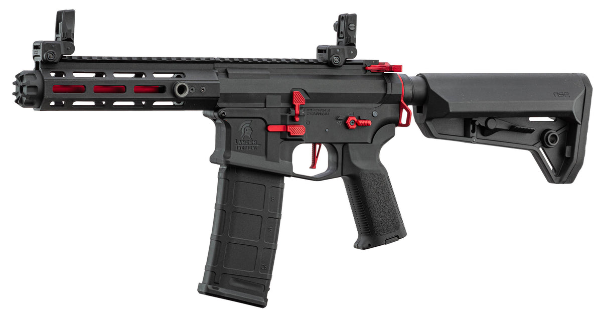 AEG LT-32 Hellion Black/Red NSR Replica Complete Pack