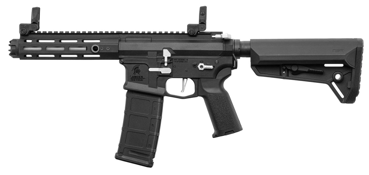 AEG LT-32 Hellion Black/Silver NSR Replica Complete Pack