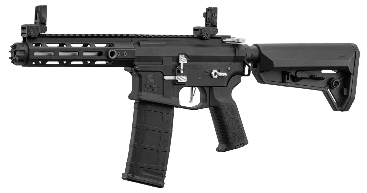 AEG LT-32 Hellion Black/Silver NSR Replica Complete Pack