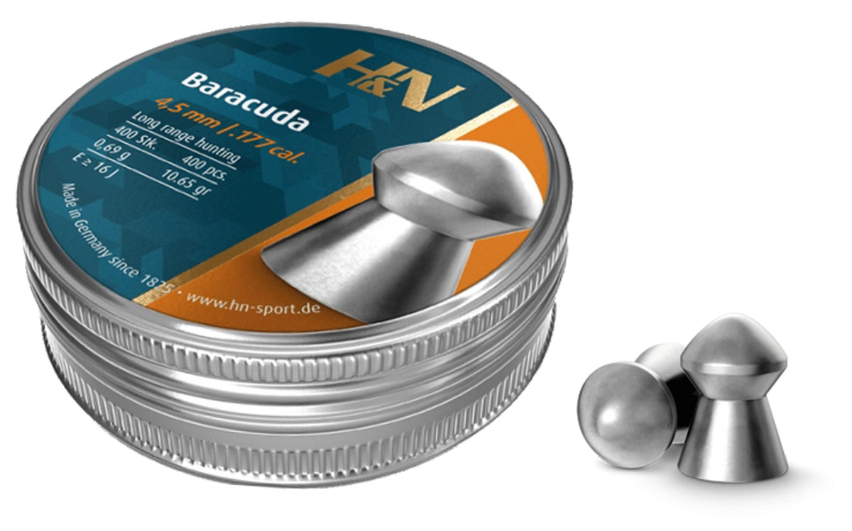 H&N Baracuda hagl 4,5 mm – 0,69 g, 400 stk.