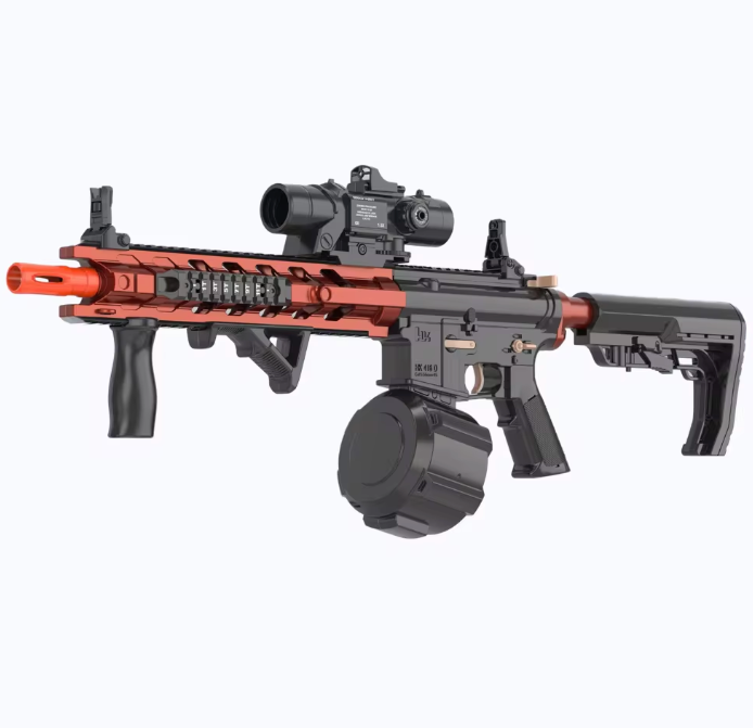 Splatter M4 Viper Gel Blaster - Svart/Röd