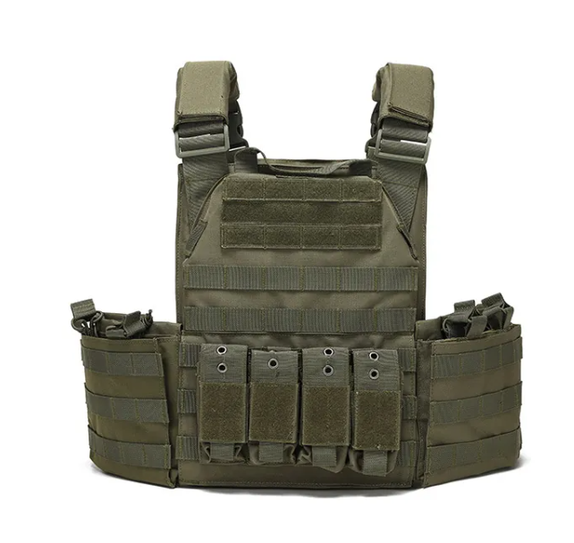TACTICAL VEST M/ HURTIG BESPÆND - OD GREEN