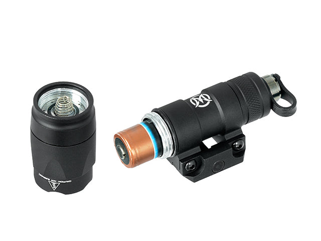 WADSN V300 taktisk lygte - 280 lumen - Sort