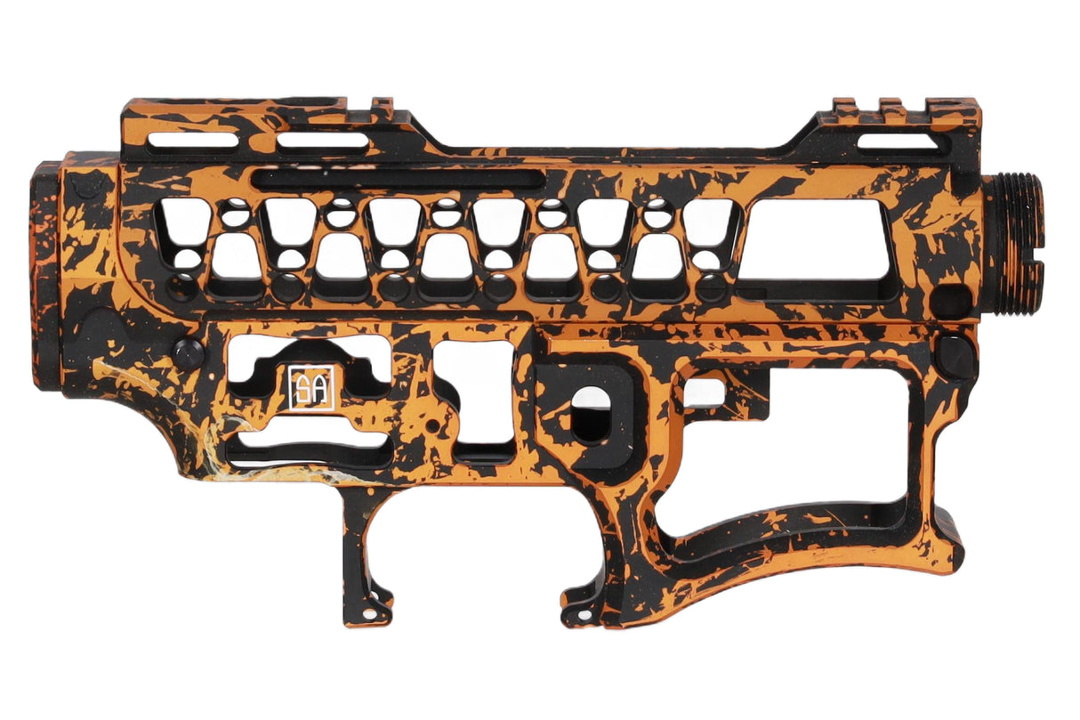 Specna Arms x Mancraft CNC Speedsoft Splash Anodised kit for M4/M16 replicas Black-Orange