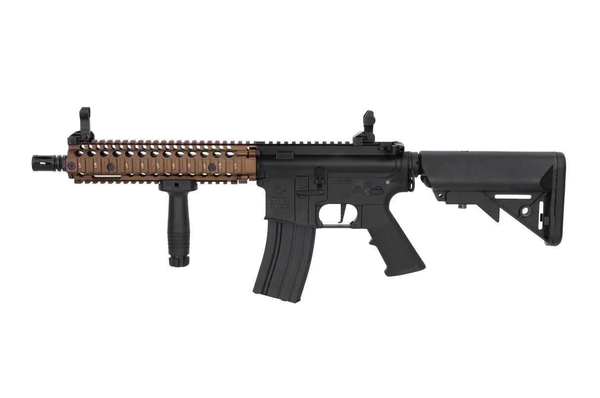 Colt x Daniel Defense MK18 SA-E19 EDGE Gen.2 AEG Assault Rifle 10.5" – Chaos Bronze