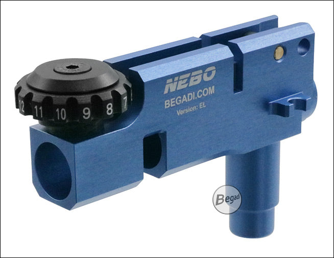 PRO NEBO CNC AK rotary hopup-enhed blå til E&L og Arcturus | Airsoftgeek