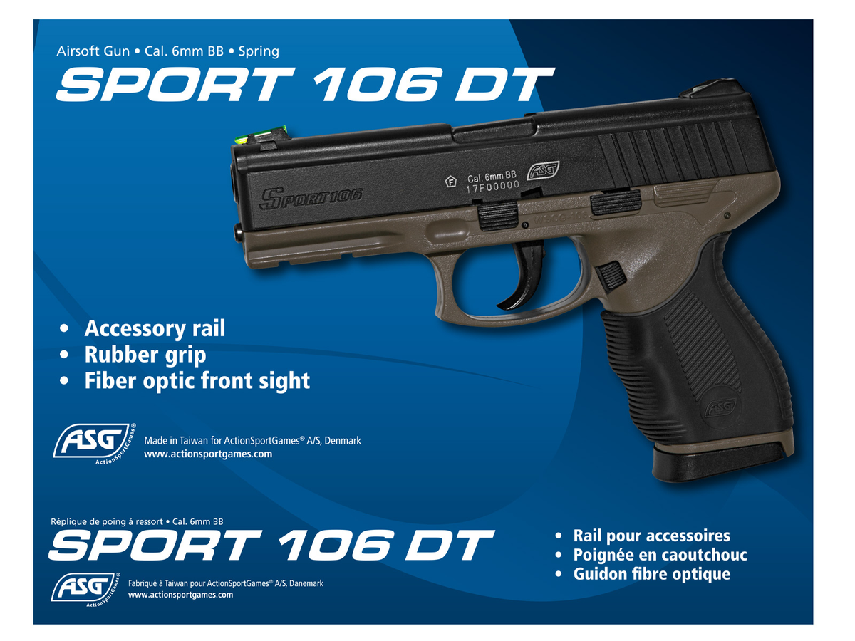 ASG Sport 106, DT, Fjeder, Dual Tone