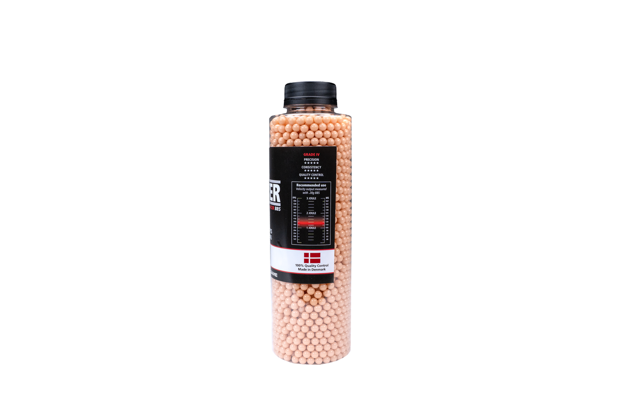 Alpha Blaster Red Tracer kugler, 0,25 g, 3300 stk. - flaske