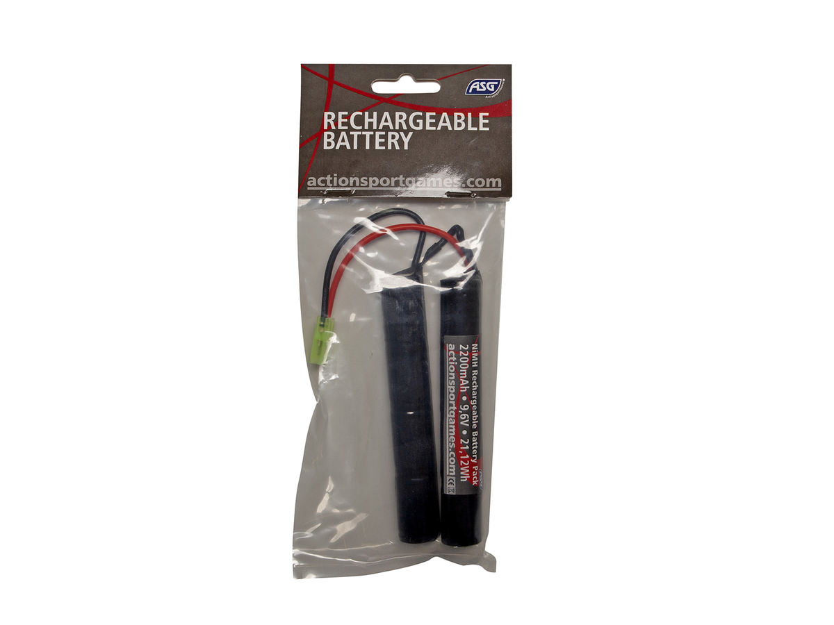 ASG Batteri - 9, 6V 2200mAh NiMH Tamiya connector