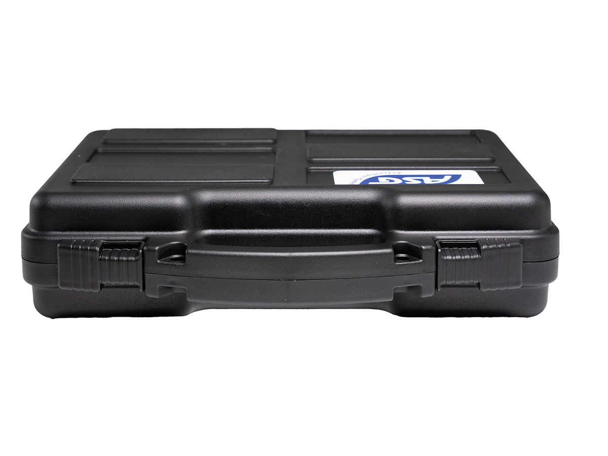 ASG plastic pistol case, 31x25.6x8cm, Sort