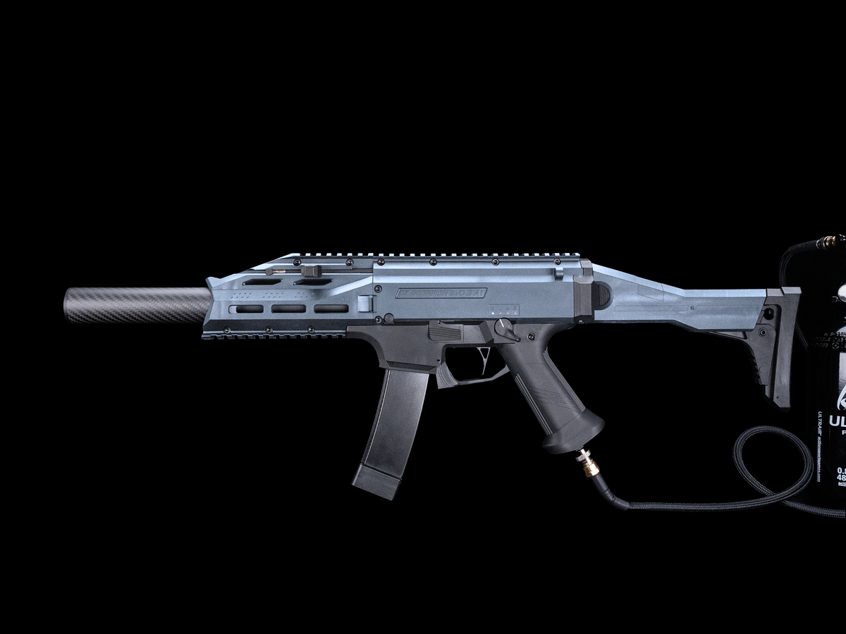 CZ Scorpion EVO 3 A1 M-BET, HPA, CNC, Black-Battleship Grey