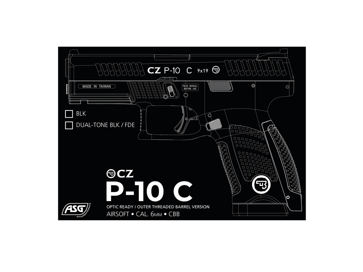 CZ P-10C OR-OT Pistol Co2 BlowBack