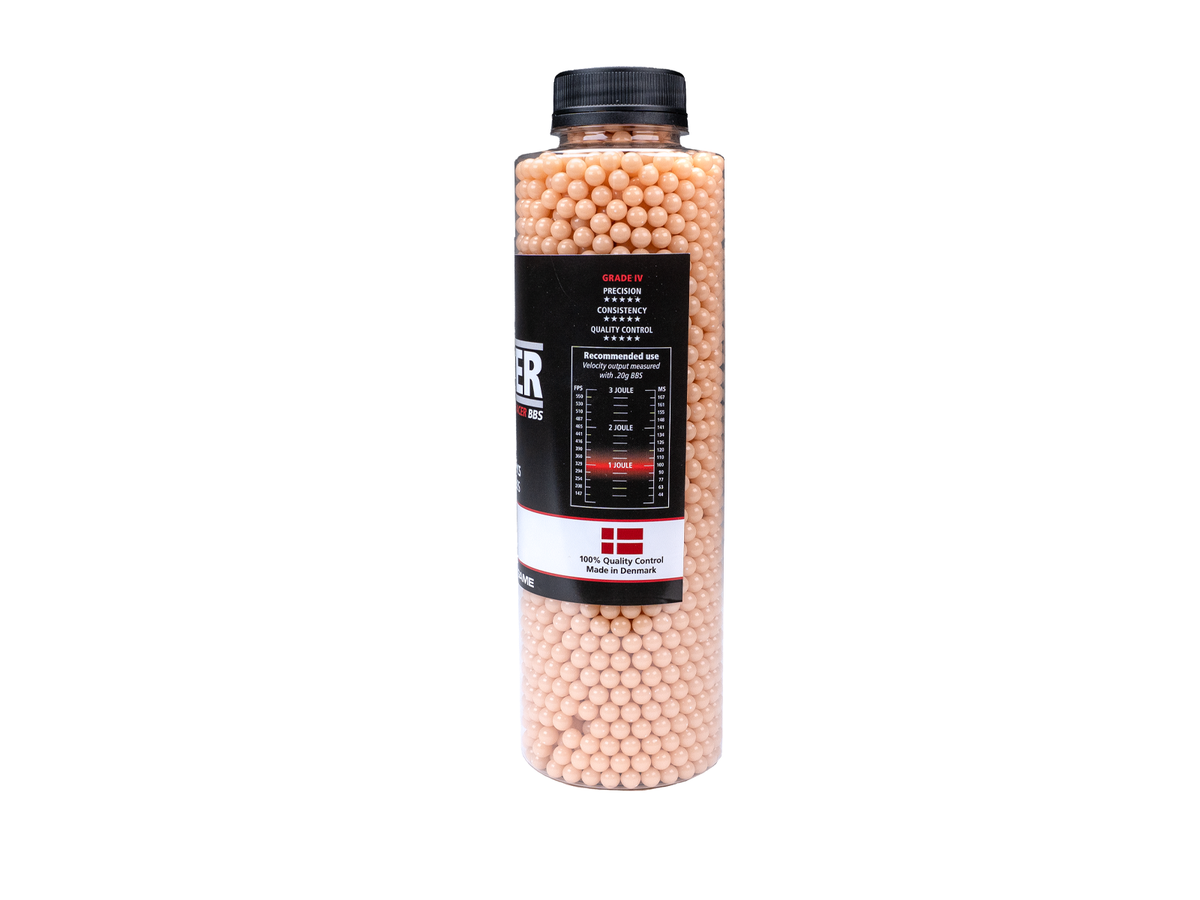 Alpha Blaster Red Tracer kugler, 0,20 g, 3300 stk. - flaske