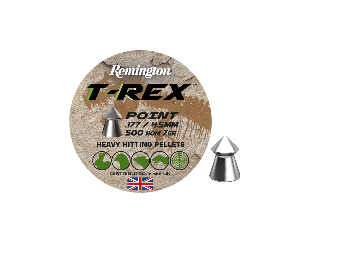 Remington T-Rex Point hagl, 4,5 mm, 7 grs, 500 stk