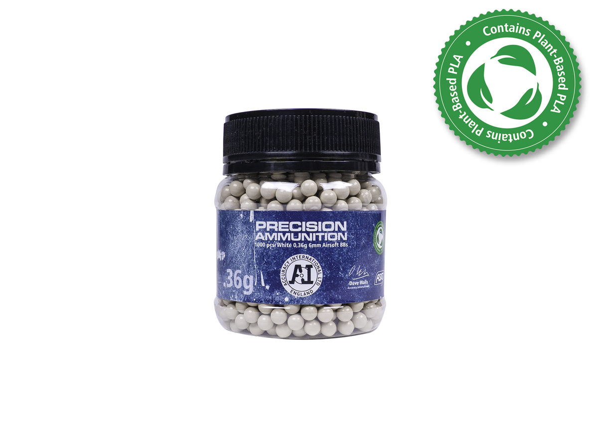 Accuracy Int. PLA kugler, 0,36 g, 1000 stk. - flaske