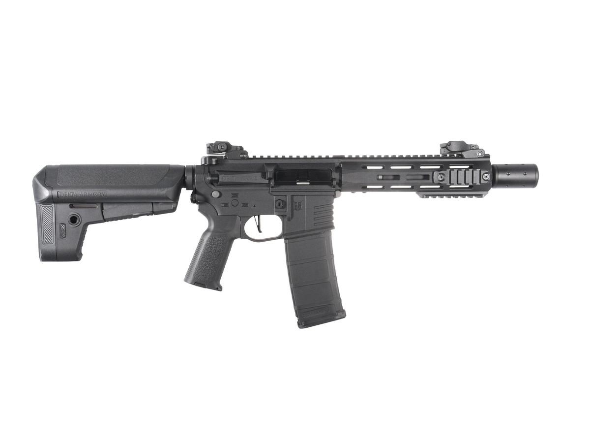 Delta Armory M4 AR15 M-LOK SilentOps 8" Charlie, Black