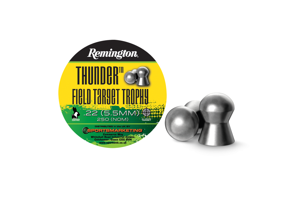 Remington Thunder Field Target Trophy hagl, 5,5 mm, 14.6 grs, 250 stk