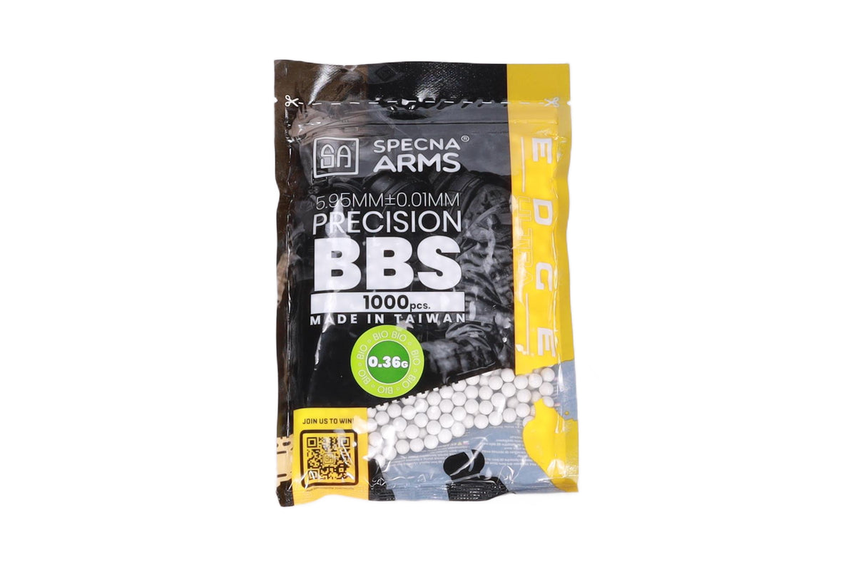 airsoft 0.36g Specna Arms EDGE ULTRA™ BIO precision BBs 1000 pieces White