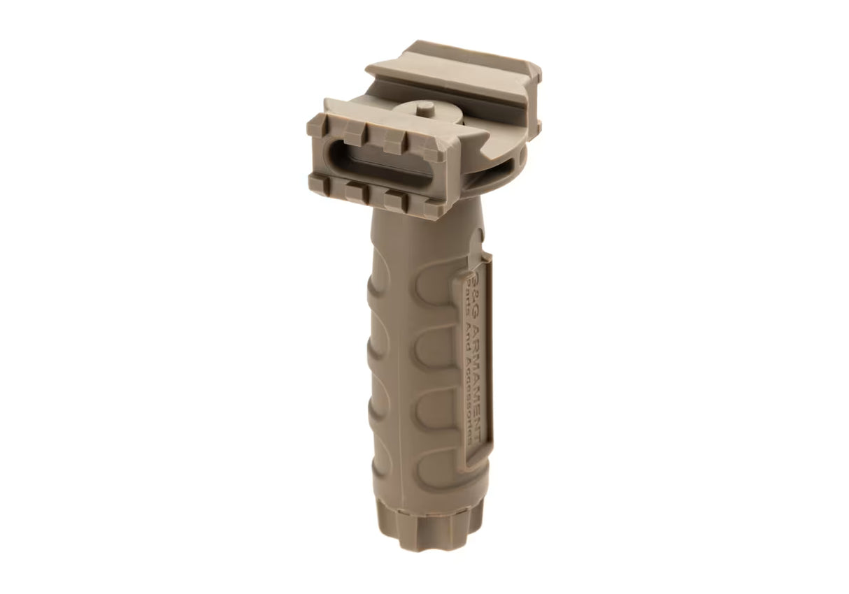 G&G Railed Forward Grip – vertikalt frontgreb med rails Tan