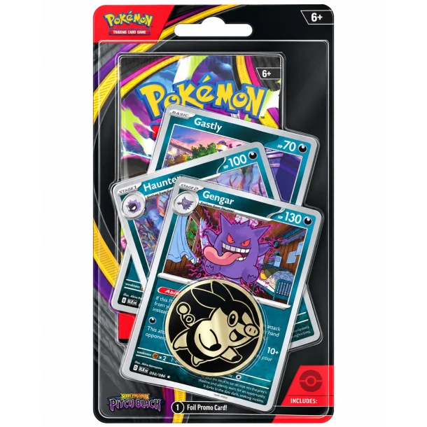 Pokémon Mega Evolution: Pitch Black Checklane Blister – Assorteret (3 varianter)