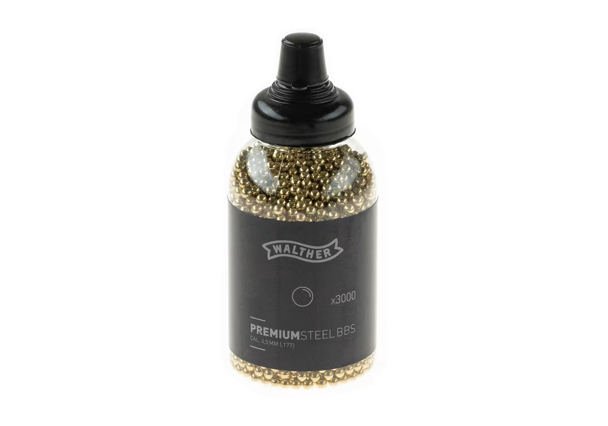 Walther Premium Steel BBs 4,5 mm – 0,36 g - 3.000 stk.