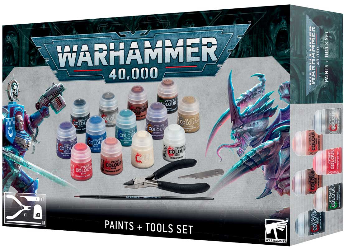 Warhammer 40K maling og værktøj