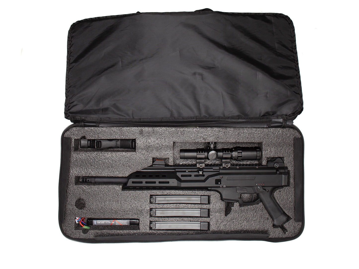 Väska, Scorpion Evo 3 A1 BET/HPA med anpassat skuminlägg