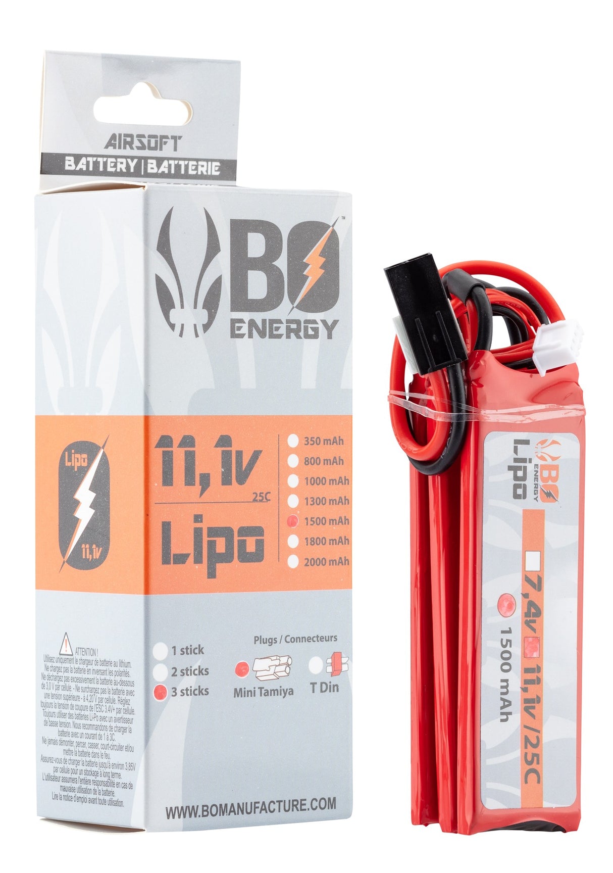 LIPO BATTERY 11.1V 1500 MAH FJÄRIL