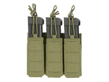 Triple Elastic Pistol Magazine Pouch Laser-cut