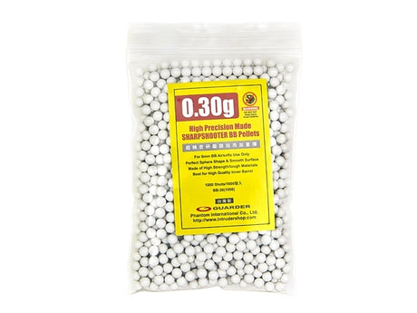 High Precision Made 0.30g BB Pellets (1000 rounds, Bag)