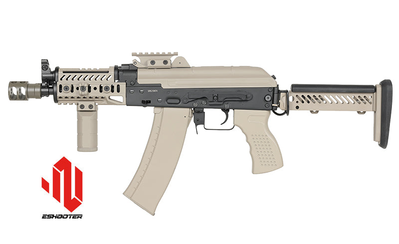 CM.113B AKSU Taktisk Riffel Replica med Eshooter ETU, GEN-2 - Tan