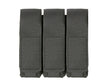 Triple Laser-Cut Pistol Magazine Pouch with Flap