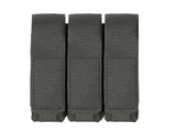 Triple Laser-Cut Pistol Magazine Pouch with Flap