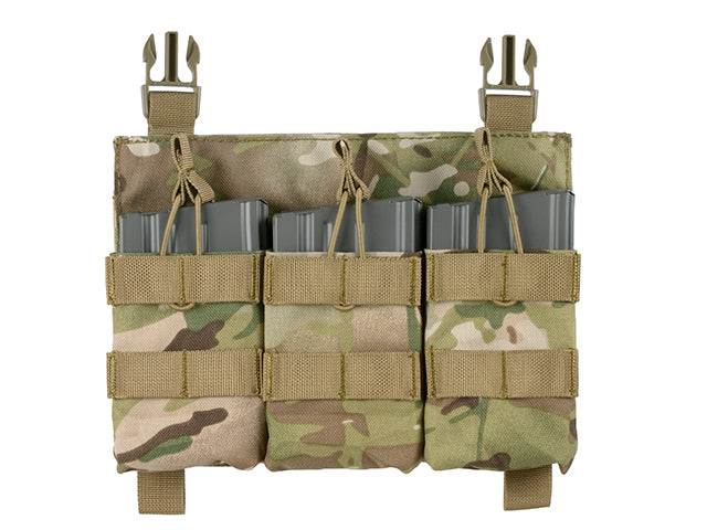 Buckle Up Triple SR25/AR-10/M14/SCAR-H Pouch Panel - MC