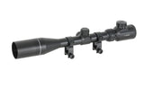 Scope 3-9x40E with high mounting rings