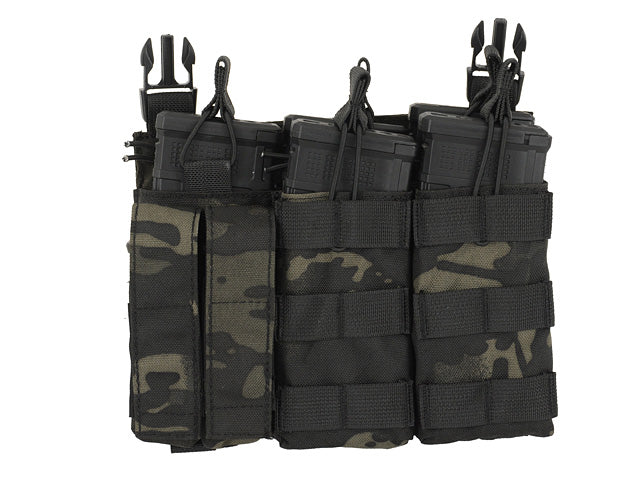 Buckle Up Triple 5.56/Pistol Pouch Panel - MB