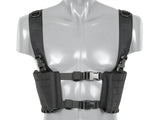 Chest Rig with Two Pouches for 6 AR / AK Magazines, Laser Cut