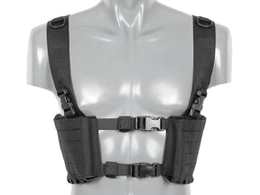 Chest Rig with Two Pouches for 6 AR / AK Magazines, Laser Cut