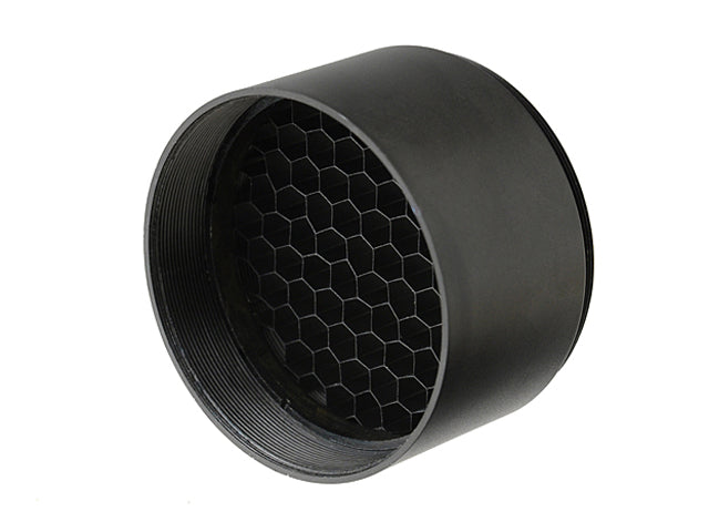 Anti-Reflection Glas Cover til 50mm Riflescope - Sort