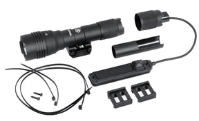Big riffel flashlight 550lm - Sort