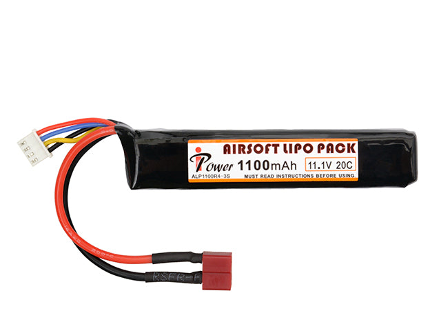 Batteri LiPo 1100mAh 11,1V 20C - Deans