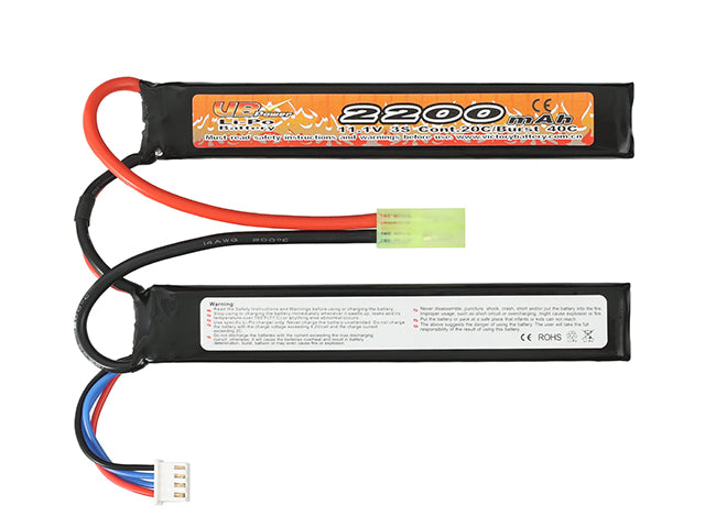 Batteri LiPo 2200mAh 11,1V 20/40C
