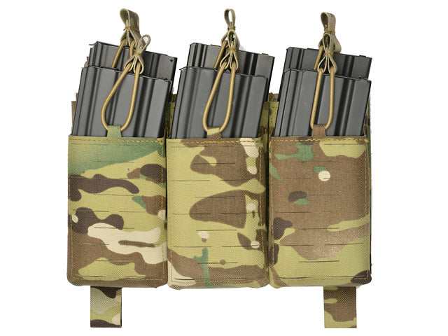 Panel Buckle Up Laser-Cut for 6 AR15/AK Magazines - Multicamo