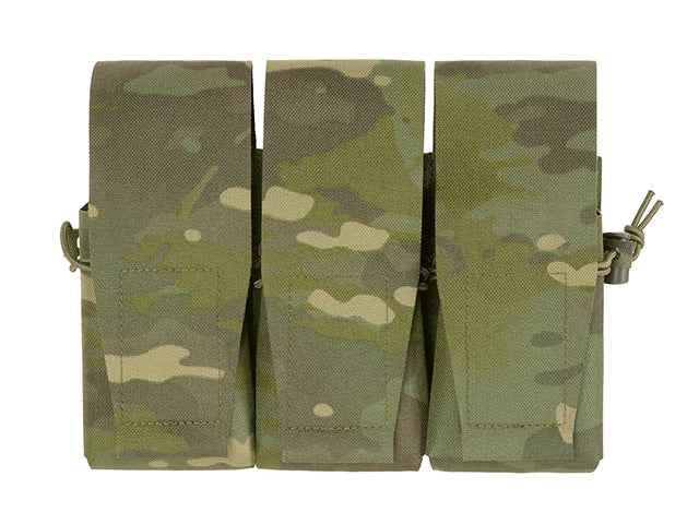 Triple Pouch for 6 AR15 Magazines, Laser Cut - Multicamo Tropic