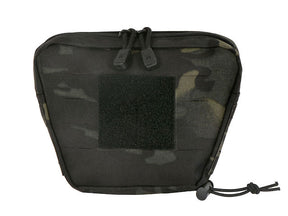 Lower utility pouch for accessories with shockcord retention, Laser Cut - Multicam Black