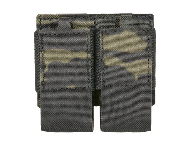 Double 40mm grenade pouch LASER CUT - Multicamo Black