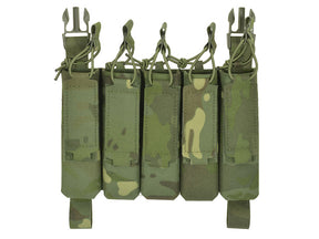 MP5 5-Magazine Pouch, Buckle-Up, Laser-Cut - Multicamo Tropic
