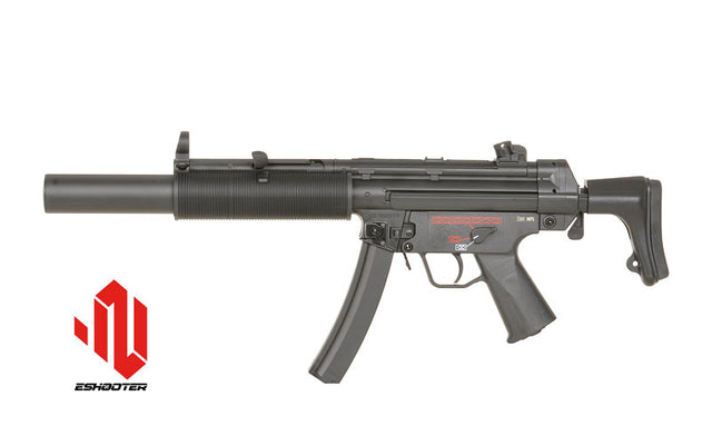 Licenseret H&K MP5SD6 CM.041SD6 Replica med Eshooter ETU, GEN-2