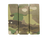 Triple Laser-Cut Pistol Magazine Pouch with Flap - Multicamo